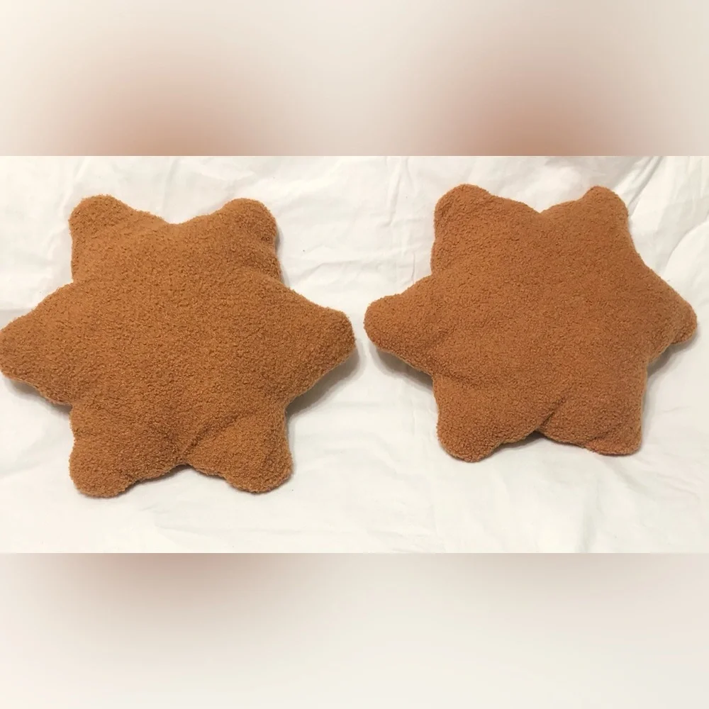 Snowflake Brown Cushions pillow 17”L X 17”L